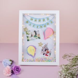 Hot Air Balloon Birthday Frame